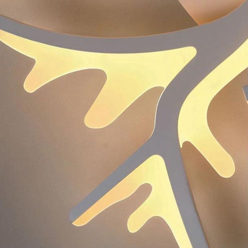 Plafoniera LED moderna a filo con corna di cervo