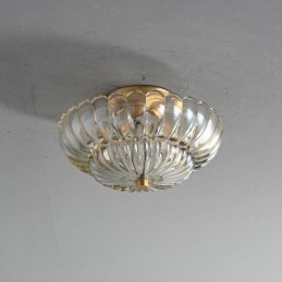 Plafoniera a filo Lotus moderna 3 luci E26/E27 30×15 cm