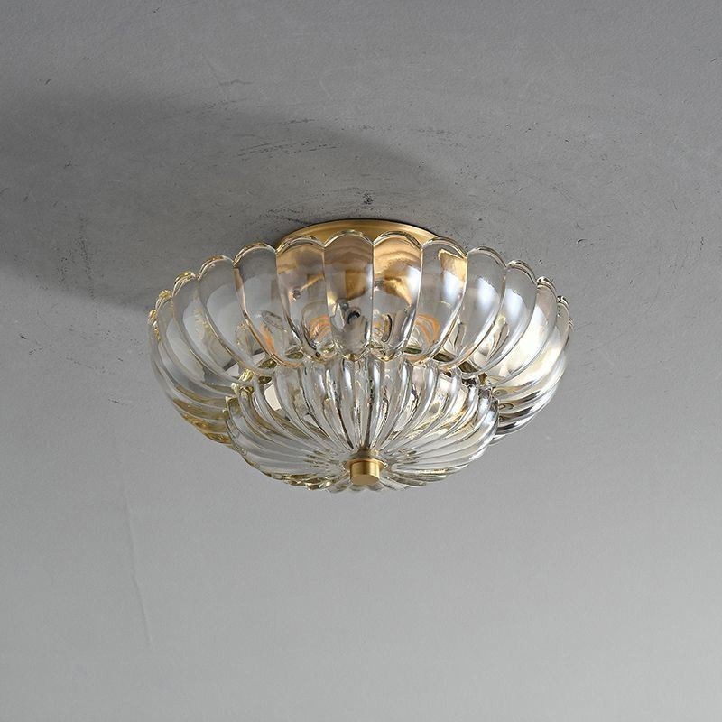 Plafoniera a filo Lotus moderna 3 luci E26/E27 30×15 cm