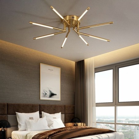 Plafoniera LED a soffitto a filo design moderno semplice 8/10/12 luci