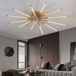 Plafoniera LED a soffitto a filo design moderno semplice 8/10/12 luci