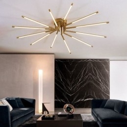 Plafoniera LED a soffitto a filo design moderno semplice 8/10/12 luci