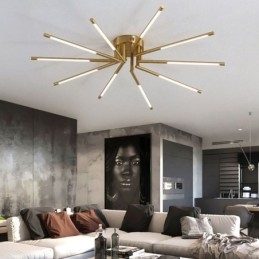 Plafoniera LED a soffitto a filo design moderno semplice 8/10/12 luci