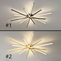 Plafoniera LED da soffitto a filo minimalista a fuochi d'artificio