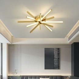 Plafoniera LED da soffitto a filo minimalista a fuochi d'artificio