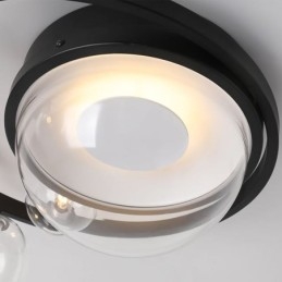 Plafoniera a filo moderna in vetro 5+1 G4+LED 27 W L47 x A19 cm
