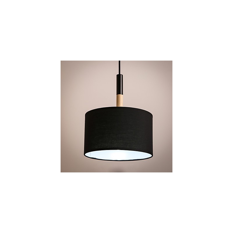 Lampadario a sospensione mini moderno contemporaneo in metallo nero