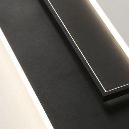 Plafoniera LED a filo quadrata minimalista in acrilico 90×60×6 cm