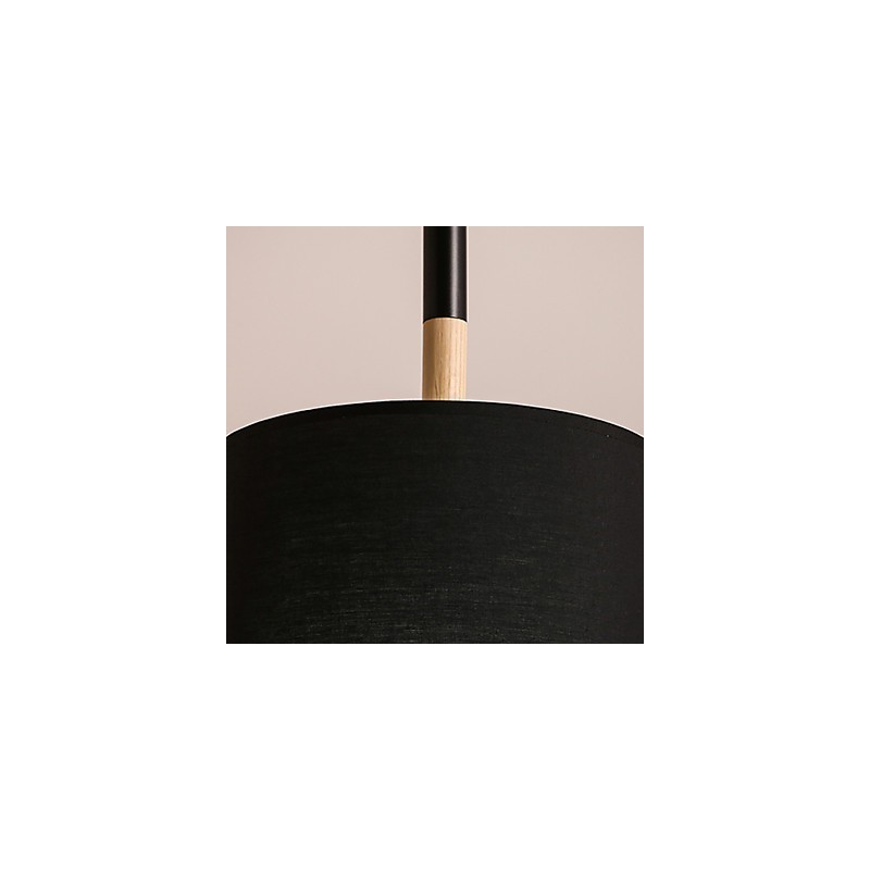 Lampadario a sospensione mini moderno contemporaneo in metallo nero