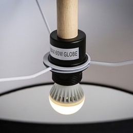 Lampadario a sospensione mini moderno contemporaneo in metallo nero