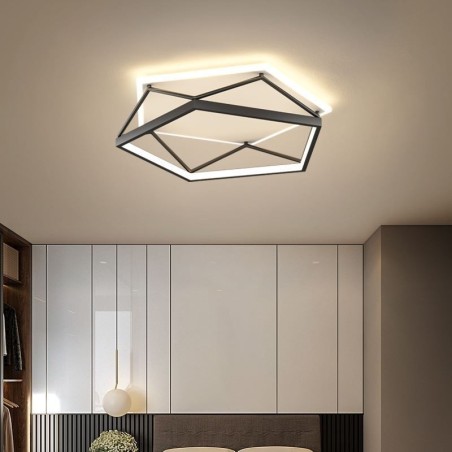 Plafoniera tridimensionale a filo LED 55 cm