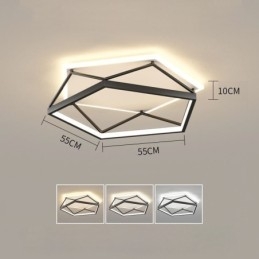 Plafoniera tridimensionale a filo LED 55 cm