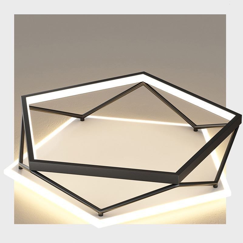 Plafoniera tridimensionale a filo LED 55 cm