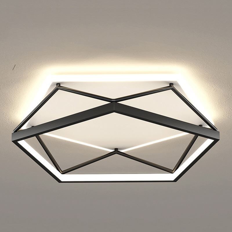 Plafoniera tridimensionale a filo LED 55 cm