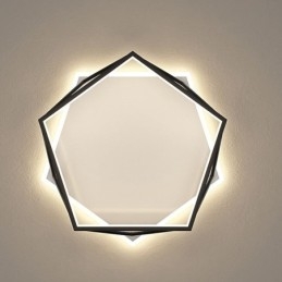 Plafoniera tridimensionale a filo LED 55 cm