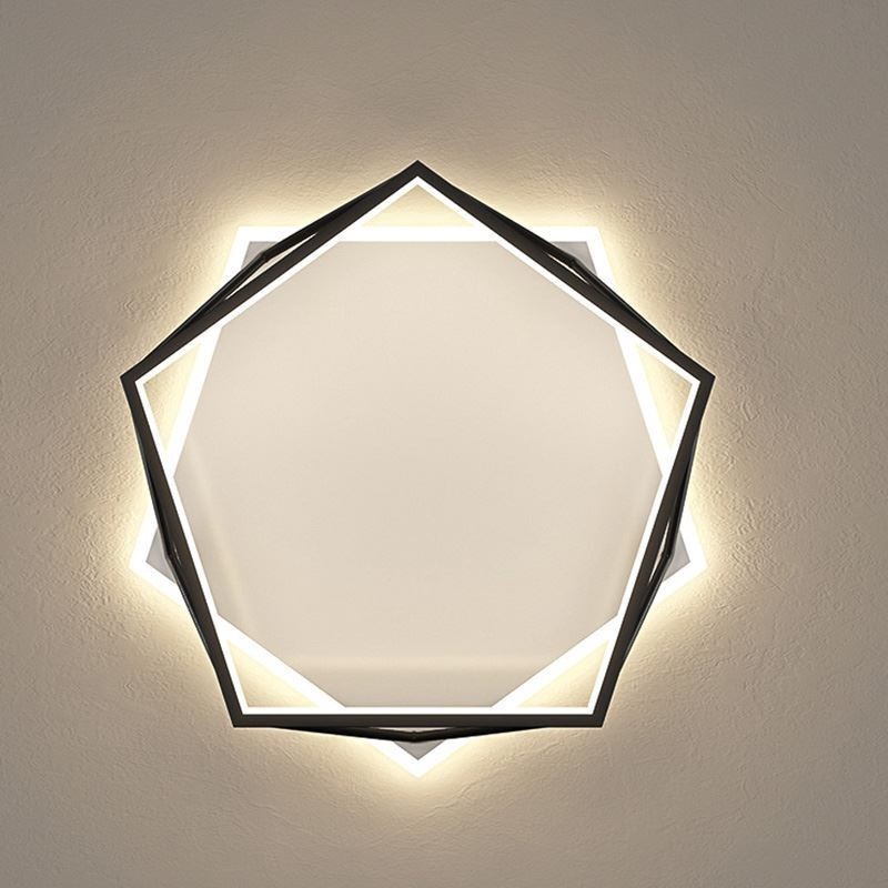 Plafoniera tridimensionale a filo LED 55 cm