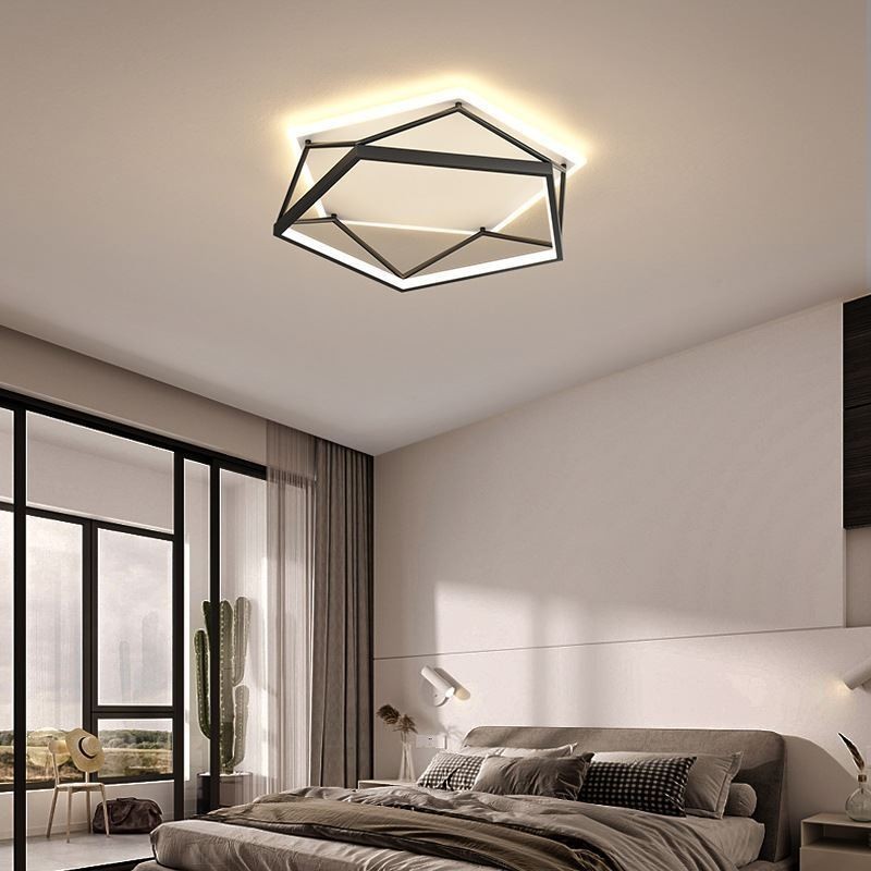 Plafoniera tridimensionale a filo LED 55 cm