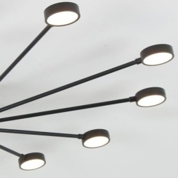 Plafoniera LED da soffitto moderna minimalista a filo in acrilico L122 x A46 cm