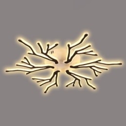 Plafoniera LED a filo in acrilico con rami 3/6 luci