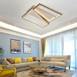Plafoniera LED a filo trapezoidale mosaico 50×50×11 cm 60W