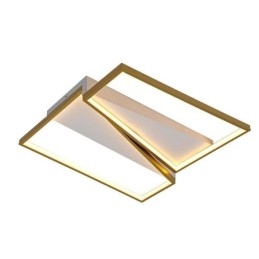 Plafoniera LED a filo trapezoidale mosaico 50×50×11 cm 60W