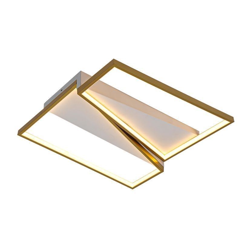 Plafoniera LED a filo trapezoidale mosaico 50×50×11 cm 60W