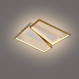 Plafoniera LED a filo trapezoidale mosaico 50×50×11 cm 60W