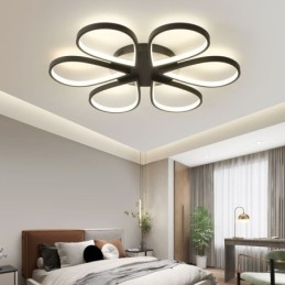Plafoniera LED a filo Clover minimalista 60W 60×60×6 cm