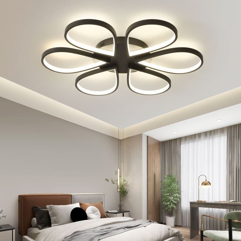 Plafoniera LED a filo Clover minimalista 60W 60×60×6 cm