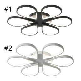 Plafoniera LED a filo Clover minimalista 60W 60×60×6 cm