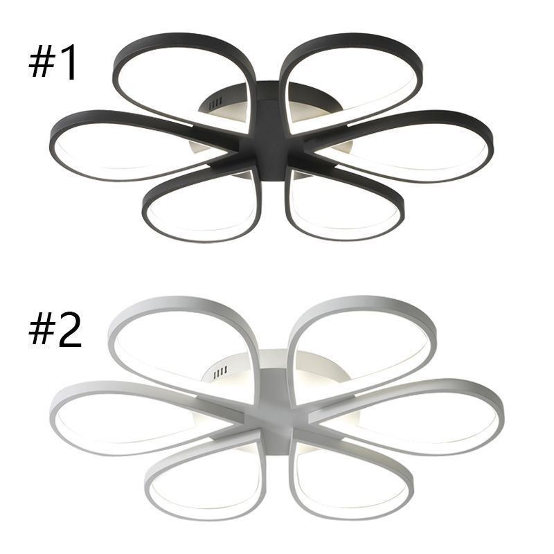 Plafoniera LED a filo Clover minimalista 60W 60×60×6 cm