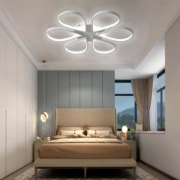 Plafoniera LED a filo Clover minimalista 60W 60×60×6 cm