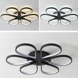 Plafoniera LED a filo Clover minimalista 60W 60×60×6 cm