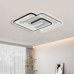 Plafoniera LED quadrata da incasso con diffusore in acrilico 45W 48 x 48 x 6 cm