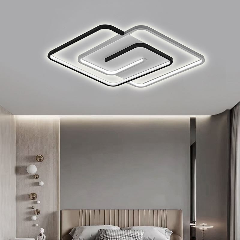 Plafoniera LED quadrata da incasso con diffusore in acrilico 45W 48 x 48 x 6 cm