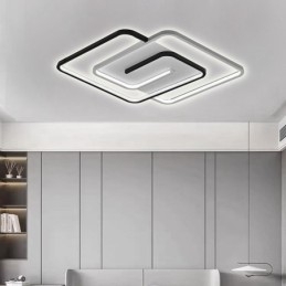 Plafoniera LED quadrata da incasso con diffusore in acrilico 45W 48 x 48 x 6 cm
