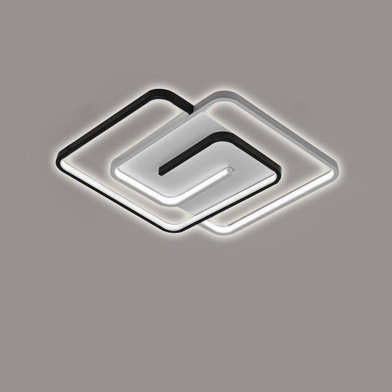 Plafoniera LED quadrata da incasso con diffusore in acrilico 45W 48 x 48 x 6 cm