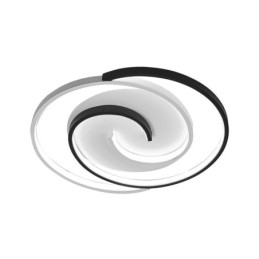 Plafoniera rotonda LED da soffitto a filo in acrilico, 50W, 4000 lm, tricolore, L50 x A6 cm
