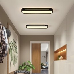 Plafoniera LED moderna in acrilico da montaggio a filo 15W 1275 lm