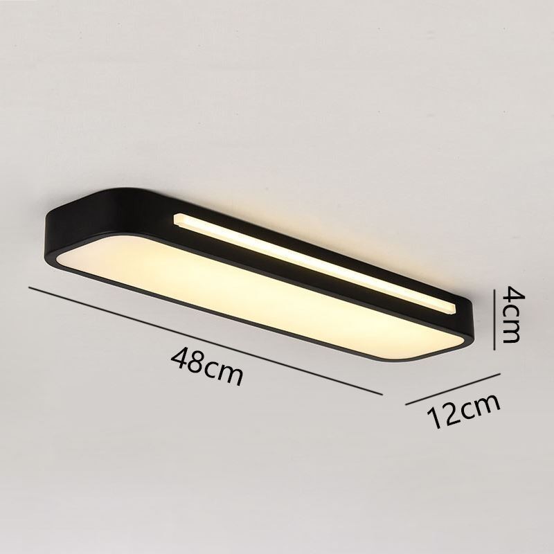 Plafoniera LED moderna in acrilico da montaggio a filo 15W 1275 lm