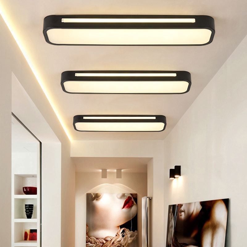 Plafoniera LED moderna in acrilico da montaggio a filo 15W 1275 lm