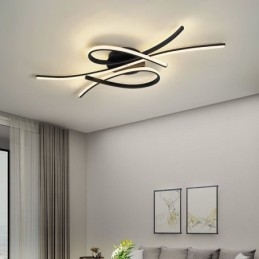 Plafoniera LED a farfalla in alluminio a montaggio a filo