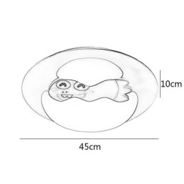 Plafoniera LED moderna a filo con cartoni animati 45 x 10 cm