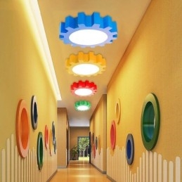 Plafoniera LED a filo cartone animato per camera da letto e cameretta 60 cm/80 cm