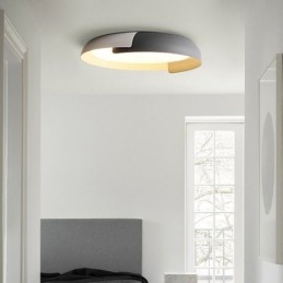Plafoniera LED rotonda in acrilico, moderna, da soffitto