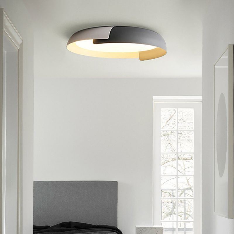 Plafoniera LED rotonda in acrilico, moderna, da soffitto