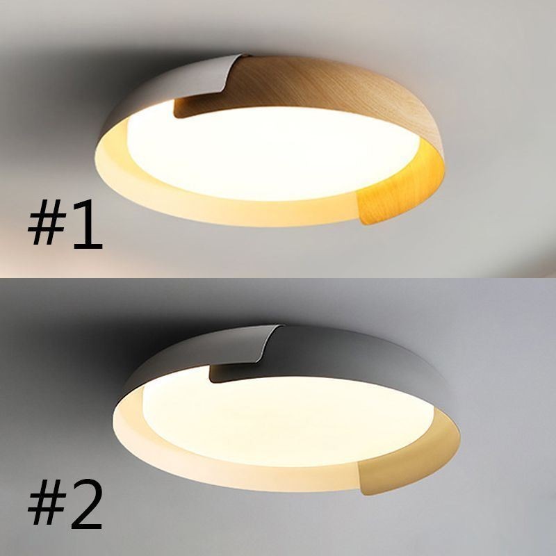 Plafoniera LED rotonda in acrilico, moderna, da soffitto