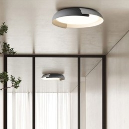 Plafoniera LED rotonda in acrilico, moderna, da soffitto