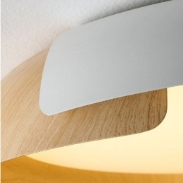 Plafoniera LED rotonda in acrilico, moderna, da soffitto
