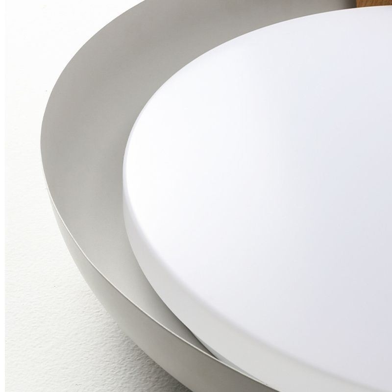 Plafoniera LED rotonda in acrilico, moderna, da soffitto